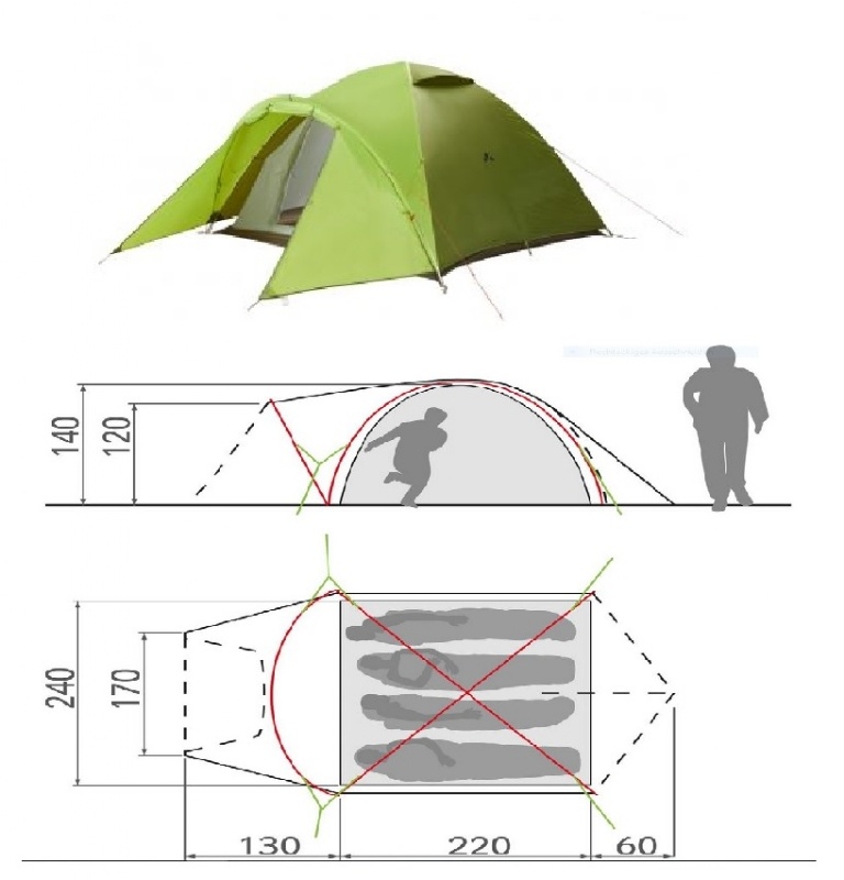 VAUDE Campo Grande XT 3-4P