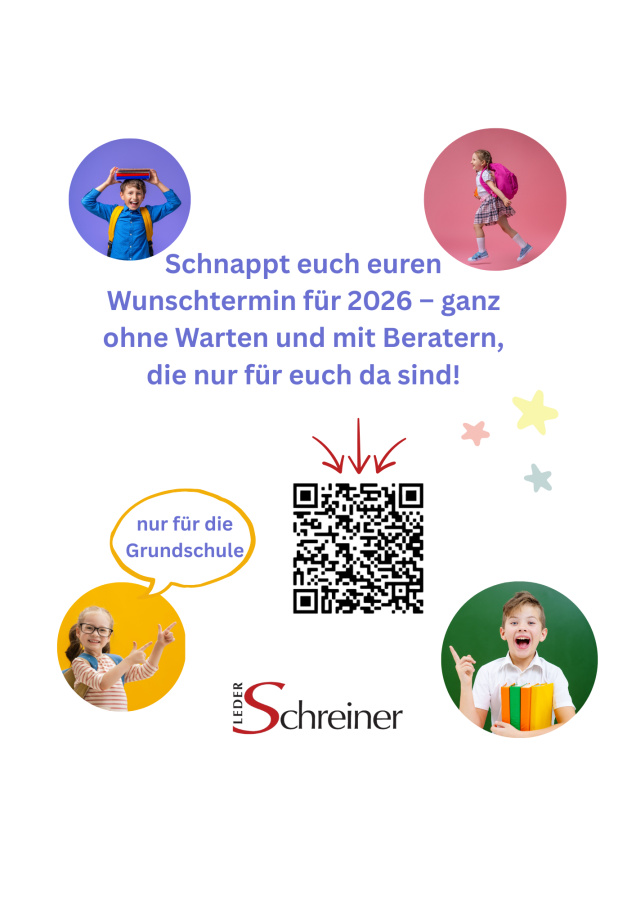 Terminbuchungen für Ranzenberatung 2026
