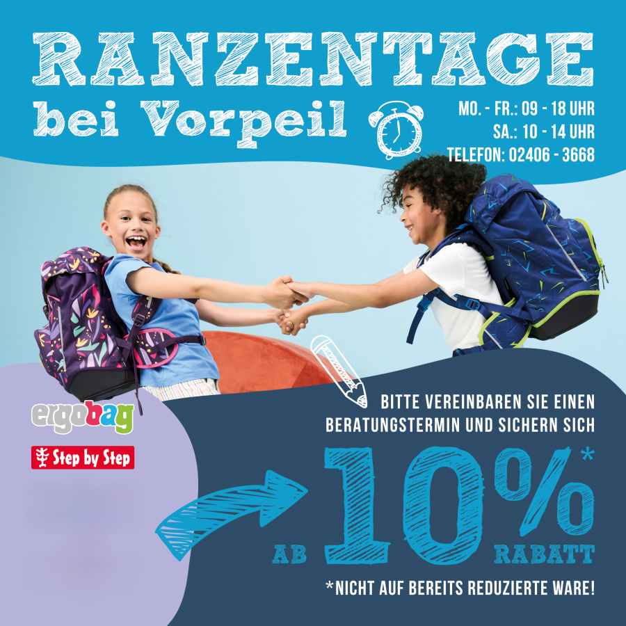 Ranzentage bei Vorpeil in Herzogenrath für die 1 Klasse 