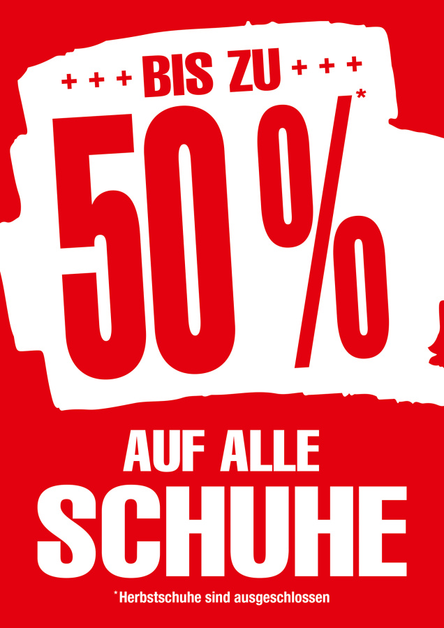 bis zu 50% Rabatt