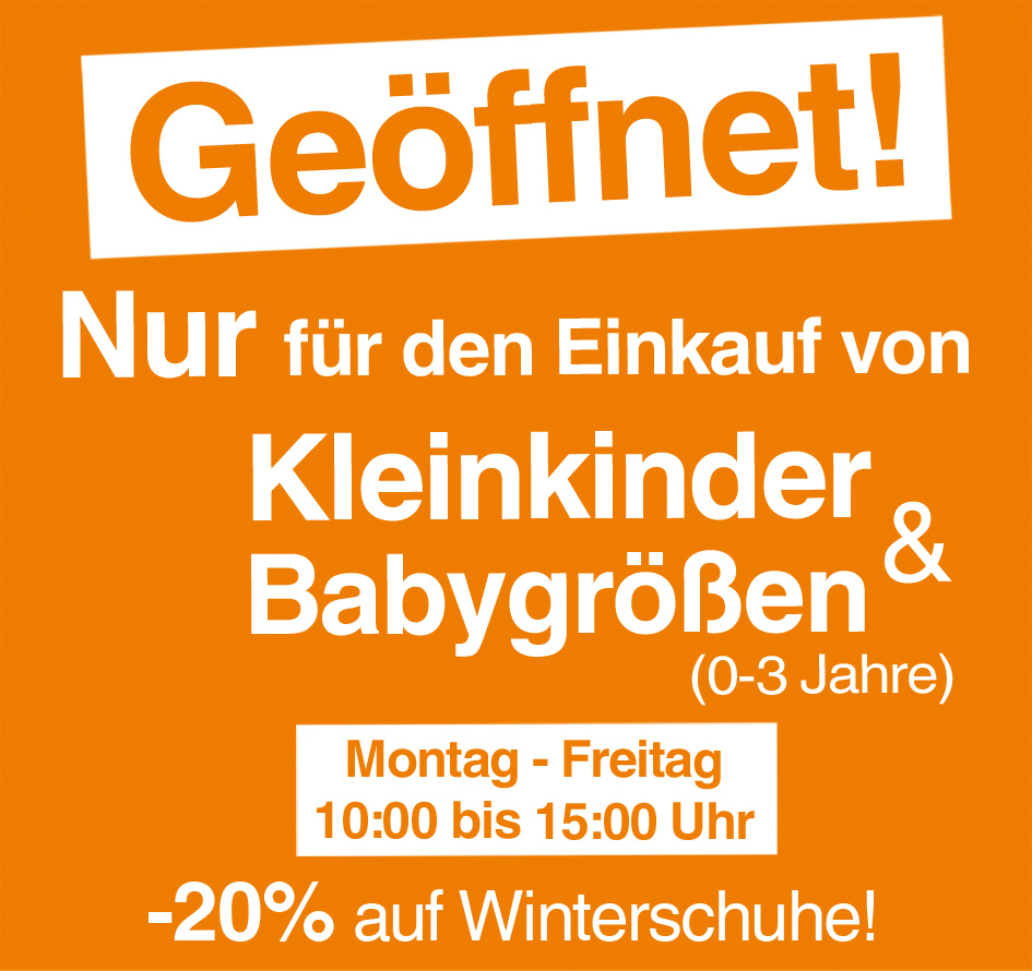 Teilöffnung unserer 