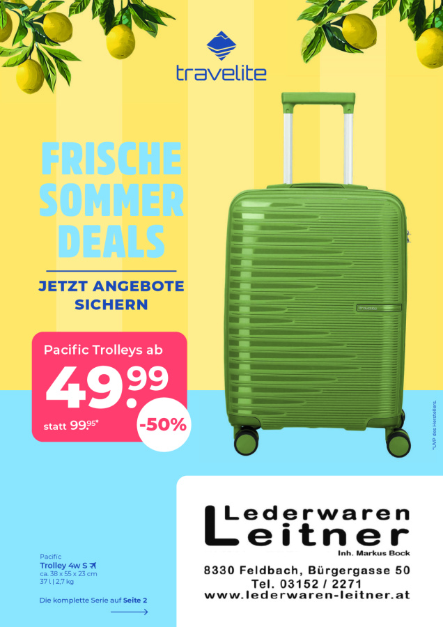 Travelite - FRISCHE SOMMER DEALS sind da!