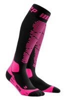 CEP Ski Merino Socks women black/pink