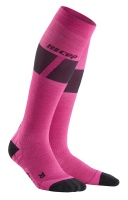 CEP Ski Ultralight Socks women pink/dark grey