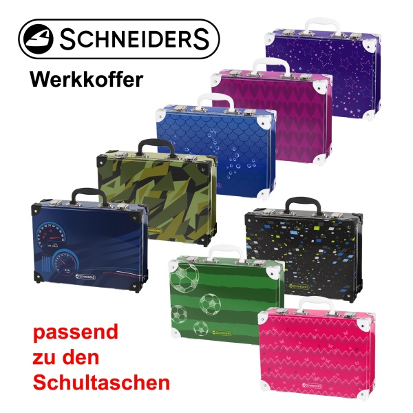 Schneiders Schule Handarbeitskoffer / Werkkoffer, passend zu den Schultaschen