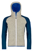 Ortovox Fleece Plus Classic Knit Hoody M petrol blue